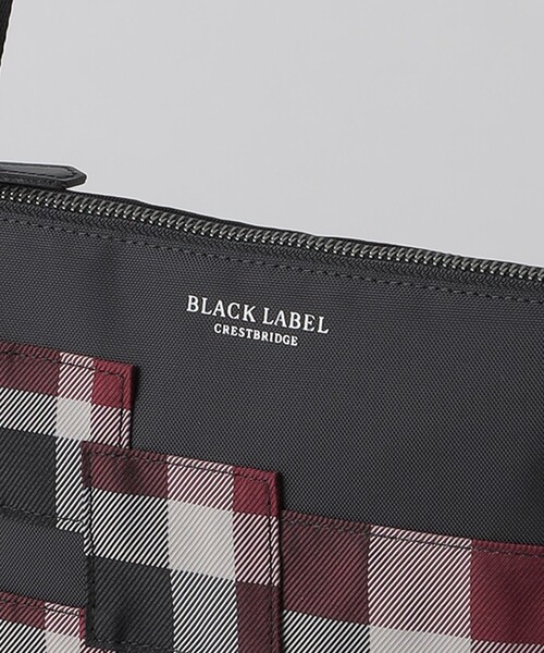 BLACK LABEL CRESTBRIDGE(ブラックレーベル・クレストブリッジ)の「【WEB限定】パッチワーククレストブリッジチェックサコッシュ(ショルダーバッグ・メンズ・ベージュ系その他/レッド系その他3・FREE)」の8枚目の写真