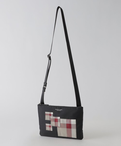 BLACK LABEL CRESTBRIDGE(ブラックレーベル・クレストブリッジ)の「【WEB限定】パッチワーククレストブリッジチェックサコッシュ(ショルダーバッグ・メンズ・ベージュ系その他/レッド系その他3・FREE)」の12枚目の写真