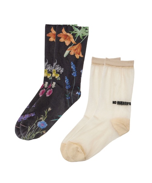 Ameri(アメリ)の「UND ANNABELLE PRINT SOCKS(ソックス/靴下・レディース・マルチ・FREE)」の8枚目の写真