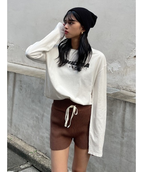 ENVYM（アンビー）の「ニットＳＰＴ（その他パンツ・レディース・グレー/ブラウン/ブラック・FREE）」の5枚目の写真