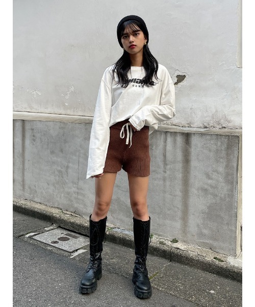 ENVYM（アンビー）の「ニットＳＰＴ（その他パンツ・レディース・グレー/ブラウン/ブラック・FREE）」の7枚目の写真