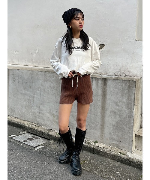 ENVYM（アンビー）の「ニットＳＰＴ（その他パンツ・レディース・グレー/ブラウン/ブラック・FREE）」の8枚目の写真