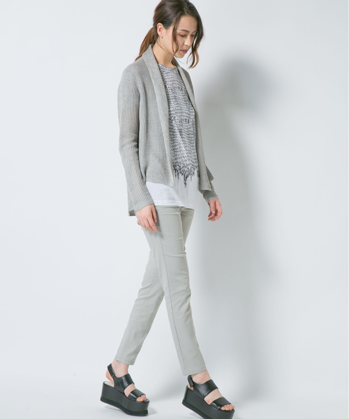 JOSEPH(ジョセフ)の「LIGHT COT STR MILLER パンツ(その他パンツ・レディース・ライトグレー系/グレー系・40/34/36/38)」の1枚目の写真