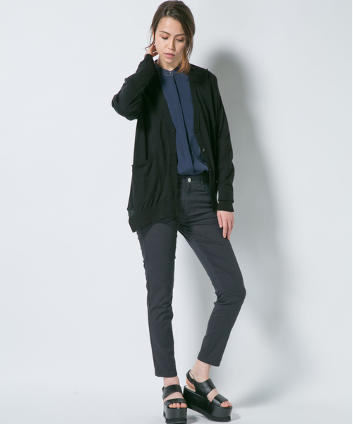 JOSEPH(ジョセフ)の「LIGHT COT STR MILLER パンツ(その他パンツ・レディース・ライトグレー系/グレー系・40/34/36/38)」の4枚目の写真