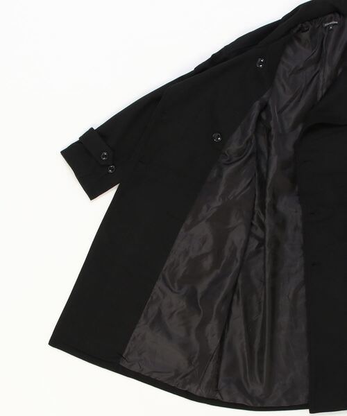 ８(eight)（エイト）の「ウールトレンチコート（トレンチコート・メンズ・その他/グレー系その他/グレイッシュベージュ/ブラック・MEDIUM/LARGE）」の6枚目の写真