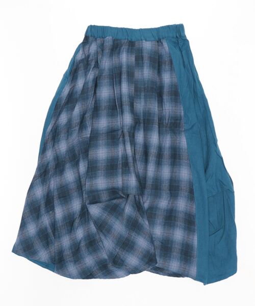 チャイハネ(チャイハネ)の「【チャイハネ】チェックラースカート(スカート・レディース・グレー/イエロー/ブルー・FREE)」の10枚目の写真