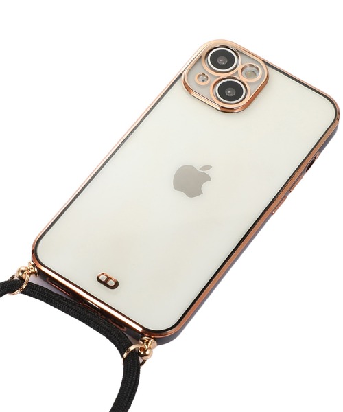 TeddyShop（テディショップ）の「【iPhone14用】サイドカラークリアネックストラップ付ケース（スマホケース/カバー・メンズ・ホワイト/パープル/ブラック/レッド/ピンク/グリーン・ONE SIZE）」の11枚目の写真