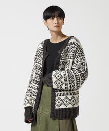 AVIREX | 2WAY PATTERN KNIT TOPS/ 2ウェイ パターンニットトップス/ カーディガン(カーディガン/ボレロ)