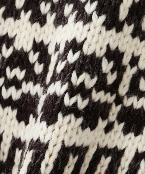 AVIREX（アヴィレックス）の「2WAY PATTERN KNIT TOPS/ 2ウェイ パターンニットトップス/ カーディガン（カーディガン/ボレロ・レディース・オリーブ系1/アイボリー・F）」の20枚目の写真