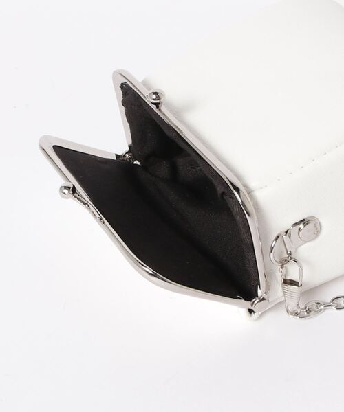 CORPUS TOKYO（コーパス トーキョー）の「ガマグチミニバッグ（ショルダーバッグ・レディース・ブラック/オフホワイト/シルバー/レッド/ピンク・FREE）」の21枚目の写真