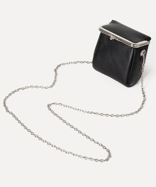 CORPUS TOKYO（コーパス トーキョー）の「ガマグチミニバッグ（ショルダーバッグ・レディース・ブラック/オフホワイト/シルバー/レッド/ピンク・FREE）」の3枚目の写真