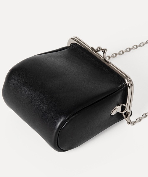 CORPUS TOKYO（コーパス トーキョー）の「ガマグチミニバッグ（ショルダーバッグ・レディース・ブラック/オフホワイト/シルバー/レッド/ピンク・FREE）」の9枚目の写真