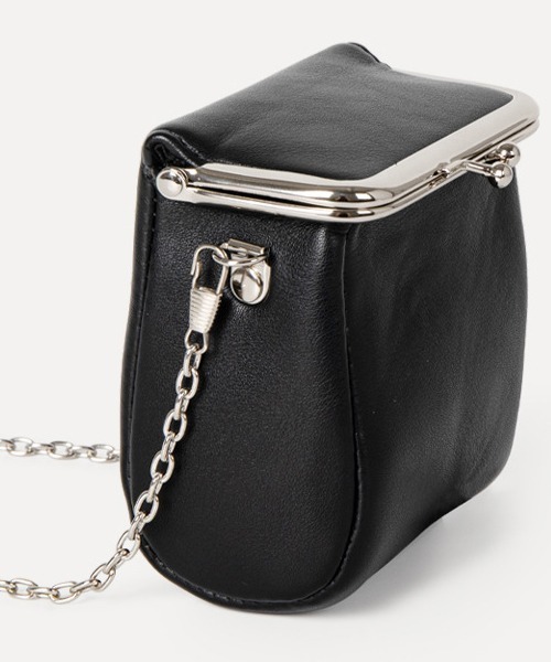 CORPUS TOKYO（コーパス トーキョー）の「ガマグチミニバッグ（ショルダーバッグ・レディース・ブラック/オフホワイト/シルバー/レッド/ピンク・FREE）」の8枚目の写真