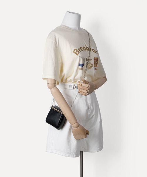 CORPUS TOKYO（コーパス トーキョー）の「ガマグチミニバッグ（ショルダーバッグ・レディース・ブラック/オフホワイト/シルバー/レッド/ピンク・FREE）」の16枚目の写真