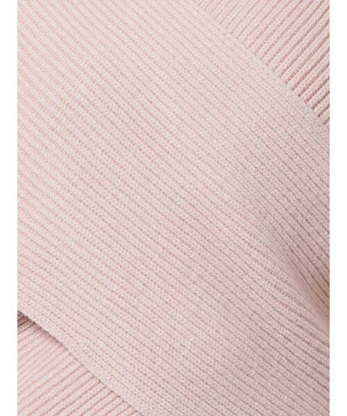 EMODA（エモダ）の「ワイドクロスニット（ニット/セーター・レディース・ピンク/ブラック/アイボリー・FREE）」の19枚目の写真