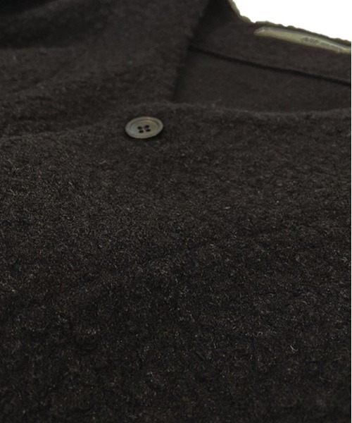 Alil(アリル)の「【Alil】アリル ボア Vネック ブルゾン カーディガン 大人カジュアル(ブルゾン・メンズ・グレイッシュベージュ/チャコールグレー/ブラック・LARGE/SMALL/MEDIUM)」の15枚目の写真