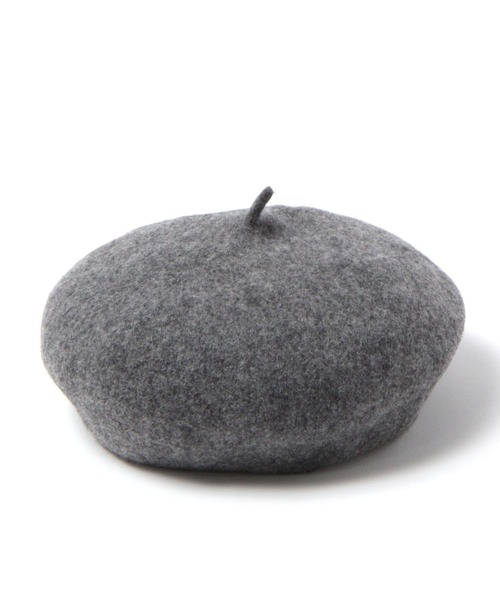 3.3 Field Trip （3.3フィールドトリップ）の「【UNISEX】3.3Field Trip／カラーベレー　2182146（ハンチング/ベレー帽・レディース・ホワイト/チャコール/ブラック/ボルドー/ネイビー・FREE）」の4枚目の写真