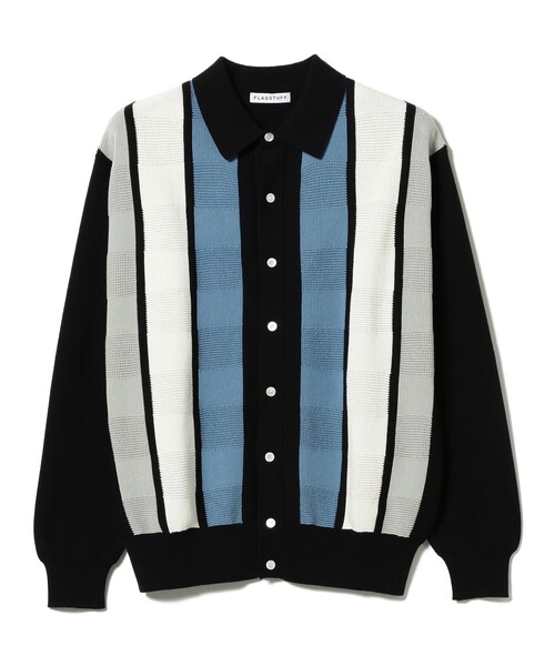 F-LAGSTUF-F フラグスタフ STRIPE KNIT CARDIGAN F-LAGSTUF-F フラグスタフ STRIPE KNIT CARDIGAN