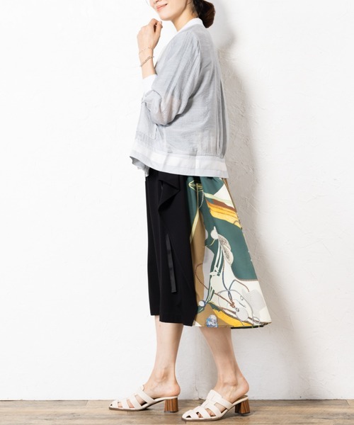 aunt lily(アントリリー)の「後ろプリント切替ワンピース(ワンピース・レディース・ブラック/カーキ・S/M/L/LL/3L)」の21枚目の写真