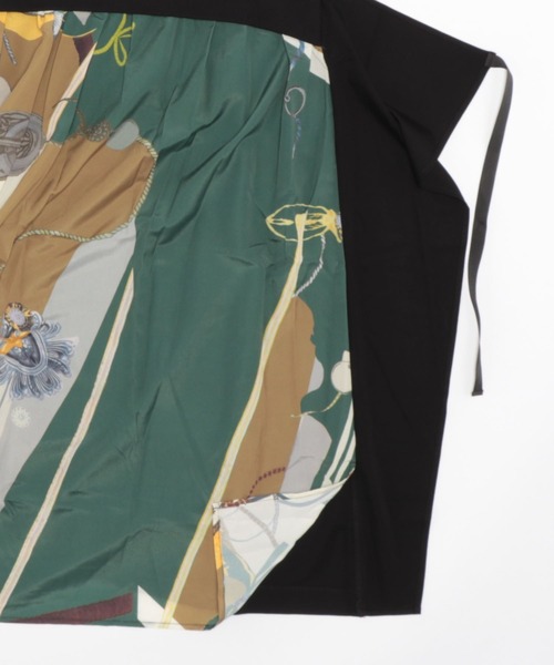 aunt lily(アントリリー)の「後ろプリント切替ワンピース(ワンピース・レディース・ブラック/カーキ・S/M/L/LL/3L)」の13枚目の写真