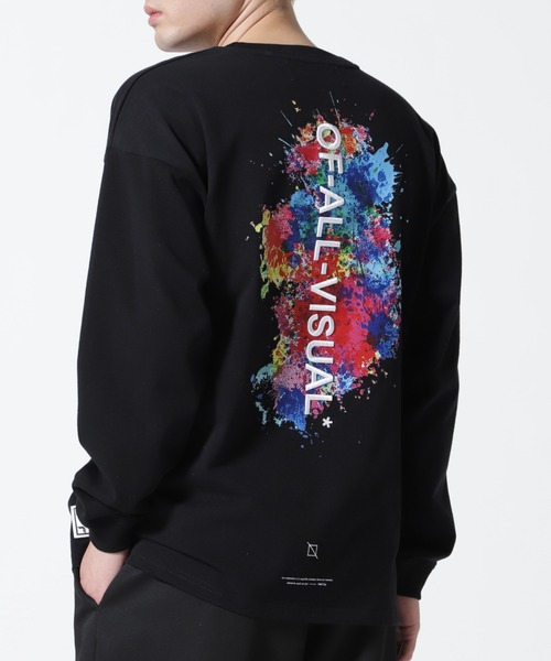 A4A（エーフォーエー）の「A4A/エーフォーエー/SPLASH PAINT LST/ロンT（Tシャツ/カットソー・メンズ・ホワイト/ブラック・F）」の2枚目の写真