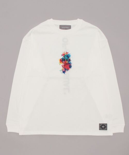 A4A（エーフォーエー）の「A4A/エーフォーエー/SPLASH PAINT LST/ロンT（Tシャツ/カットソー・メンズ・ホワイト/ブラック・F）」の6枚目の写真