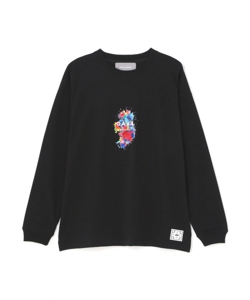 A4A（エーフォーエー）の「A4A/エーフォーエー/SPLASH PAINT LST/ロンT（Tシャツ/カットソー・メンズ・ホワイト/ブラック・F）」の3枚目の写真