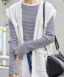 Spick & Span | ジャガードクルーネックプルオーバー(Tシャツ/カットソー)