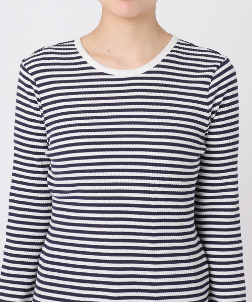 Spick & Span（スピックアンドスパン）の「ジャガードクルーネックプルオーバー（Tシャツ/カットソー・レディース・レッド/ネイビー・FREE）」の15枚目の写真