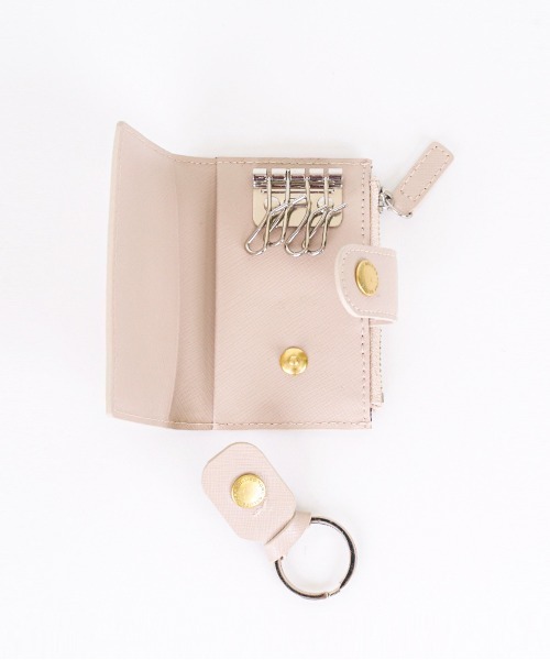 BELLIES YORK（ベリーズヨーク）の「【BELLIES YORK/ベリーズヨーク】キーケース　小銭入れ　イタリア牛革（キーケース/キーアクセサリー・レディース・ブラウン/ブラック/ブラック系その他/シルバー/カーキ/ブラウン系その他/ベージュ・FREE）」の9枚目の写真