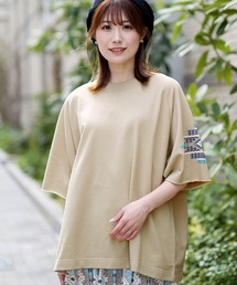 チチカカ（チチカカ）の「ネイティブビーズプリントＴシャツ【ユニセックス】（Tシャツ/カットソー・メンズ）」