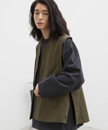 MILITARY ZIP SIDE SLIT VEST