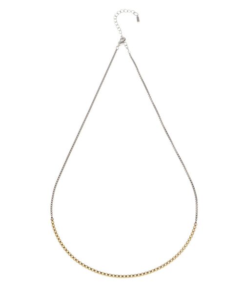 ELENDEEK（エレンディーク）の「バイカラーネックレス（ネックレス・レディース・ゴールド/シルバー・FREE）」の12枚目の写真