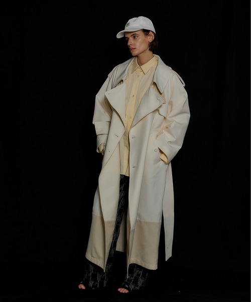 PRANK PROJECT（プランクプロジェクト）の「マルチファブリックオーバーシャツ/Multi Fabric Over Shirt（シャツ/ブラウス・レディース・マルチ/アイボリー/ブルー・FREE）」の19枚目の写真