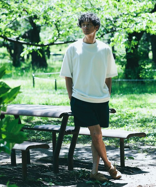 B:MING by BEAMS（ビーミングバイビームス）の「B:MING by BEAMS / クールファイバー イージーショートパンツ(セットアップ対応)（その他パンツ・メンズ・チャコールグレー/グリーン/レッド系その他/ネイビー・SMALL/MEDIUM/LARGE/X-LARGE）」の9枚目の写真