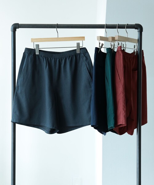 B:MING by BEAMS（ビーミングバイビームス）の「B:MING by BEAMS / クールファイバー イージーショートパンツ(セットアップ対応)（その他パンツ・メンズ・チャコールグレー/グリーン/レッド系その他/ネイビー・SMALL/MEDIUM/LARGE/X-LARGE）」の15枚目の写真