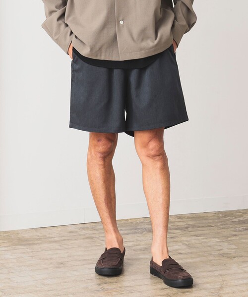 B:MING by BEAMS（ビーミングバイビームス）の「B:MING by BEAMS / クールファイバー イージーショートパンツ(セットアップ対応)（その他パンツ・メンズ・チャコールグレー/グリーン/レッド系その他/ネイビー・SMALL/MEDIUM/LARGE/X-LARGE）」の19枚目の写真