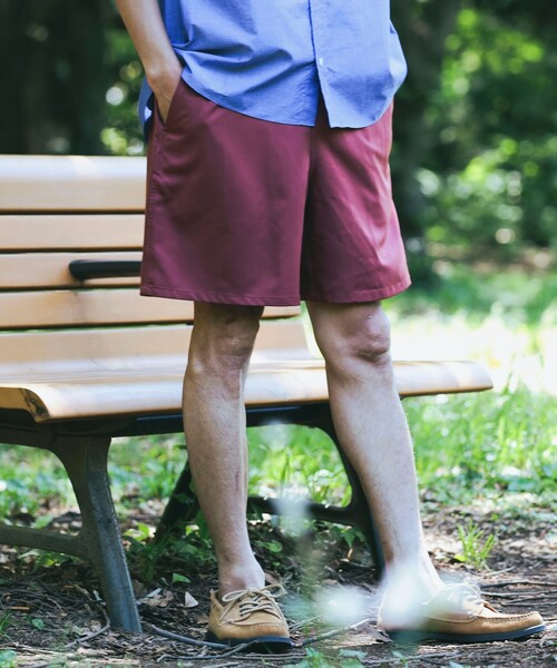 B:MING by BEAMS（ビーミングバイビームス）の「B:MING by BEAMS / クールファイバー イージーショートパンツ(セットアップ対応)（その他パンツ・メンズ・チャコールグレー/グリーン/レッド系その他/ネイビー・SMALL/MEDIUM/LARGE/X-LARGE）」の14枚目の写真