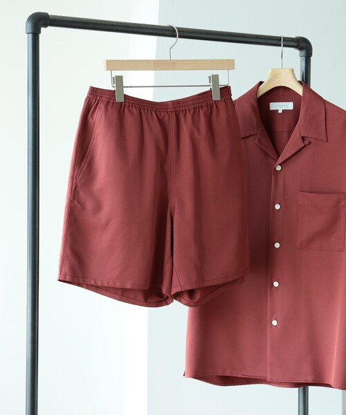 B:MING by BEAMS（ビーミングバイビームス）の「B:MING by BEAMS / クールファイバー イージーショートパンツ(セットアップ対応)（その他パンツ・メンズ・チャコールグレー/グリーン/レッド系その他/ネイビー・SMALL/MEDIUM/LARGE/X-LARGE）」の17枚目の写真
