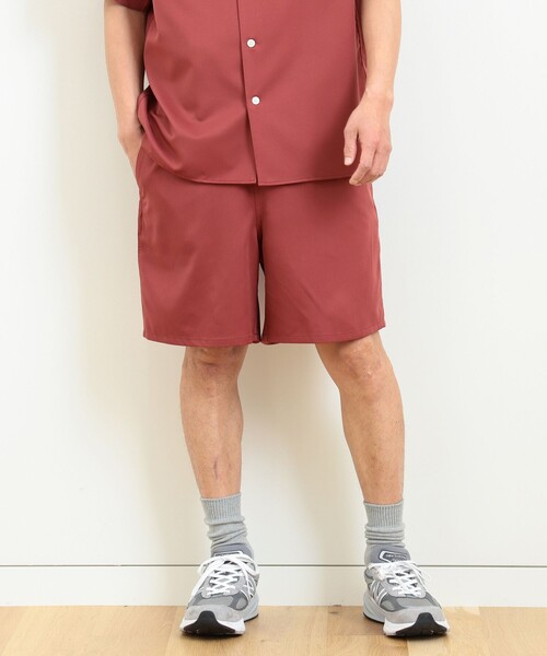 B:MING by BEAMS（ビーミングバイビームス）の「B:MING by BEAMS / クールファイバー イージーショートパンツ(セットアップ対応)（その他パンツ・メンズ・チャコールグレー/グリーン/レッド系その他/ネイビー・SMALL/MEDIUM/LARGE/X-LARGE）」の12枚目の写真