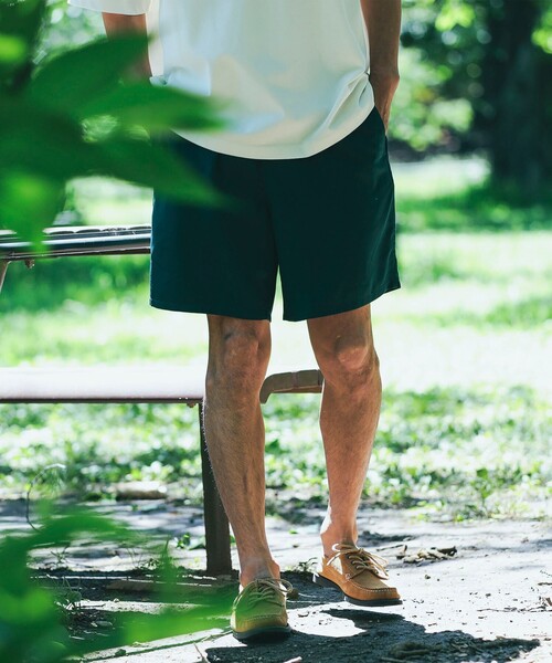 B:MING by BEAMS（ビーミングバイビームス）の「B:MING by BEAMS / クールファイバー イージーショートパンツ(セットアップ対応)（その他パンツ・メンズ・チャコールグレー/グリーン/レッド系その他/ネイビー・SMALL/MEDIUM/LARGE/X-LARGE）」の6枚目の写真