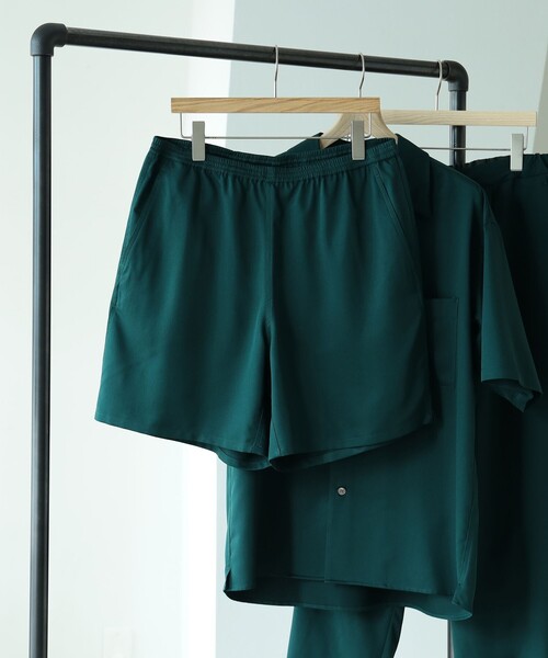 B:MING by BEAMS（ビーミングバイビームス）の「B:MING by BEAMS / クールファイバー イージーショートパンツ(セットアップ対応)（その他パンツ・メンズ・チャコールグレー/グリーン/レッド系その他/ネイビー・SMALL/MEDIUM/LARGE/X-LARGE）」の8枚目の写真