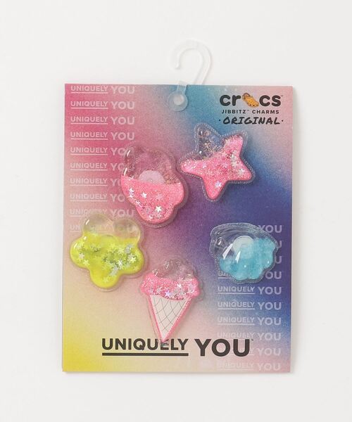 crocs（クロックス）の「Crocs Jibbitz Squish Glitter Icons 5 Pack / クロックス ジビッツ