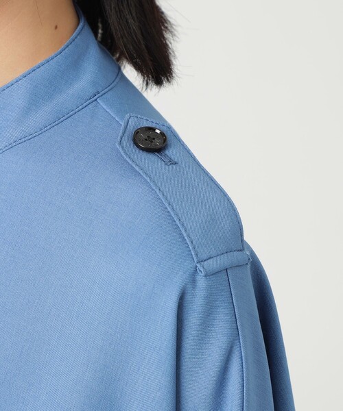 LOVELESS（ラブレス）の「トレンチポンチョ（ポンチョ・レディース・ブルー/ベージュ系その他/ダークネイビー・FREE）」の8枚目の写真