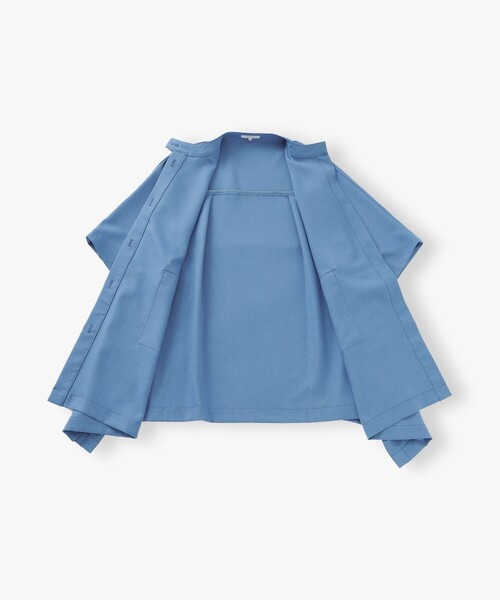 LOVELESS（ラブレス）の「トレンチポンチョ（ポンチョ・レディース・ブルー/ベージュ系その他/ダークネイビー・FREE）」の9枚目の写真