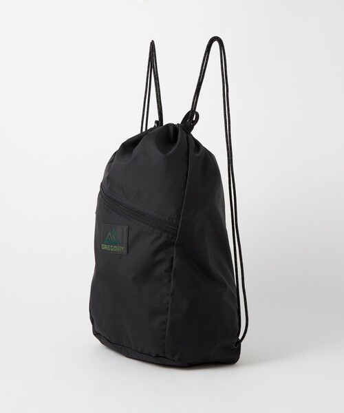 GREGORY(グレゴリー)の「【別注】<GREGORY> ナップサック リュック バッグ(バックパック/リュック・メンズ・ブラック・FREE)」の3枚目の写真