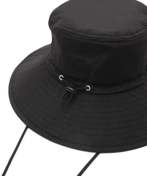 ROPE' PICNIC（ロペピクニック）の「【コカゲル】UVカット/ナイロンツバ広ハット（ハット・レディース・ブラック/ベージュ系その他・FREE）」の3枚目の写真