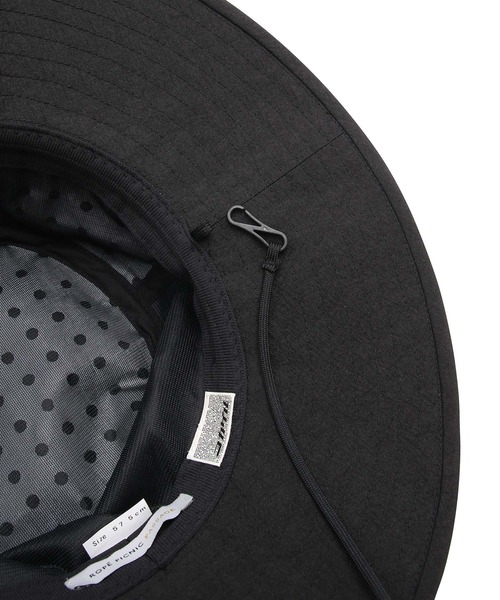 ROPE' PICNIC（ロペピクニック）の「【コカゲル】UVカット/ナイロンツバ広ハット（ハット・レディース・ブラック/ベージュ系その他・FREE）」の5枚目の写真