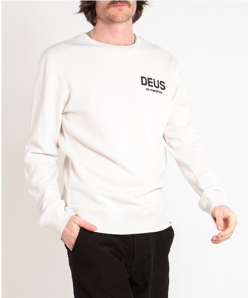 DEUS EX MACHINA(デウスエクスマキナ)の「RASCO CREW(スウェット・メンズ・ネイビー/オフホワイト・LARGE/MEDIUM/SMALL)」の2枚目の写真