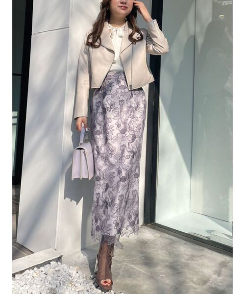 MERCURYDUO(マーキュリーデュオ)の「2WAYリボンカットアウトリブニット(ニット/セーター・レディース・チャコールグレー/オフホワイト/ブラック/ブラウン・FREE)」の12枚目の写真